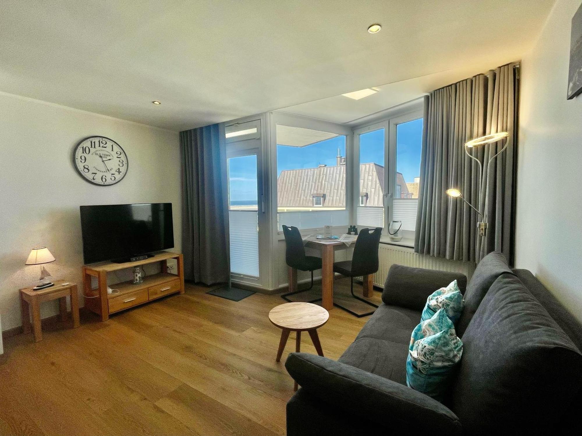 Strandblick Im Haus Seeblick Bismarckstrasse Borkum Dış mekan fotoğraf