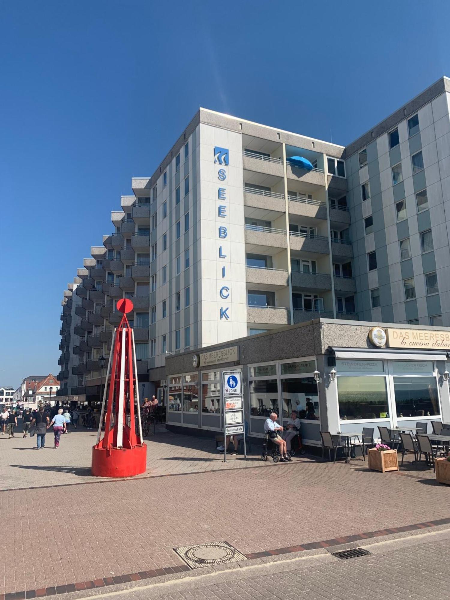 Strandblick Im Haus Seeblick Bismarckstrasse Borkum Dış mekan fotoğraf
