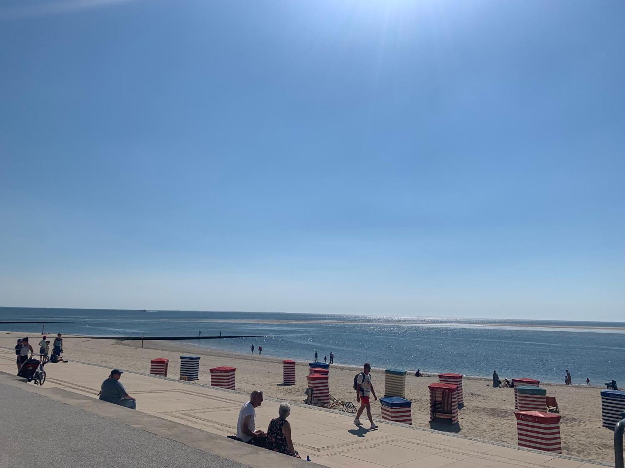 Strandblick Im Haus Seeblick Bismarckstrasse Borkum Dış mekan fotoğraf