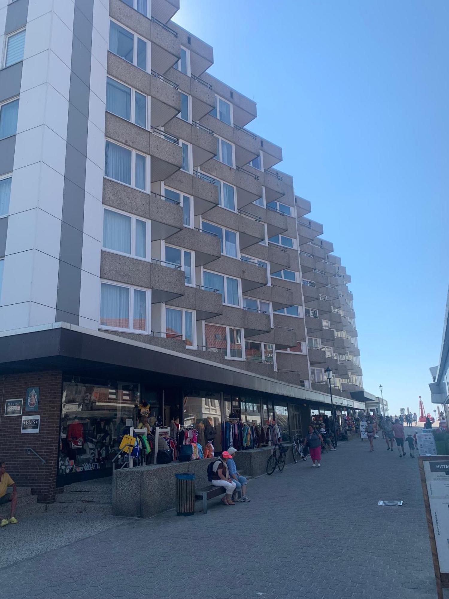 Strandblick Im Haus Seeblick Bismarckstrasse Borkum Dış mekan fotoğraf