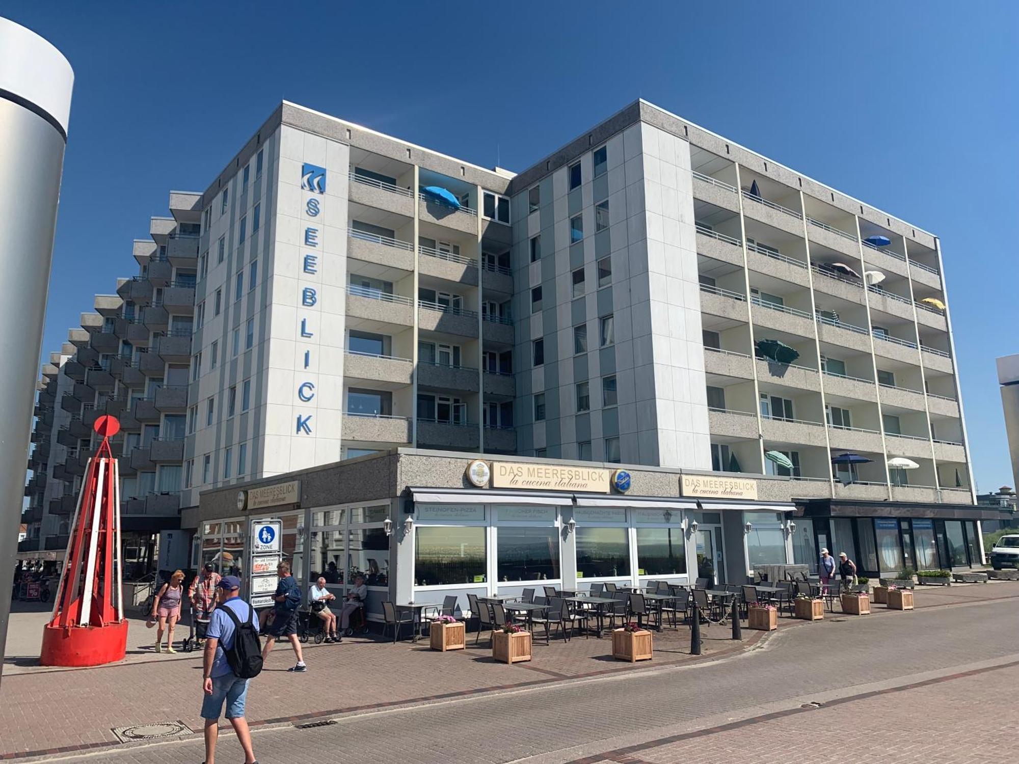 Strandblick Im Haus Seeblick Bismarckstrasse Borkum Dış mekan fotoğraf